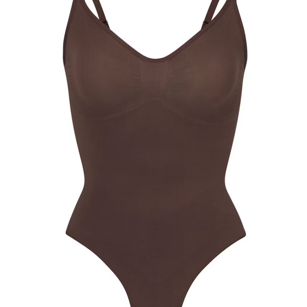 SKIMS Chocolate Brown Bodysuit